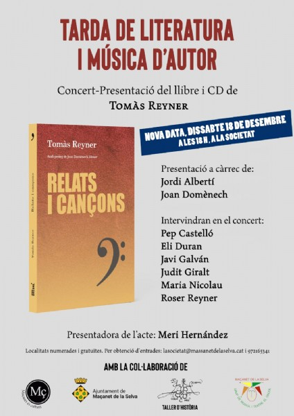 Nova data presentació llibre