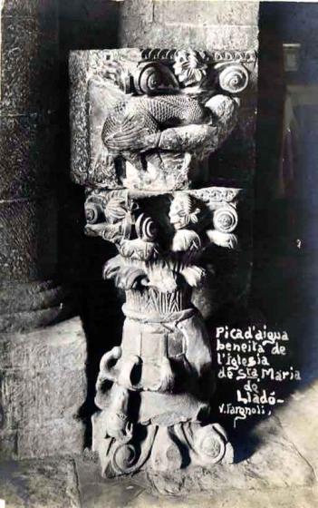 Canònica de Santa Maria. Pica Baptismal