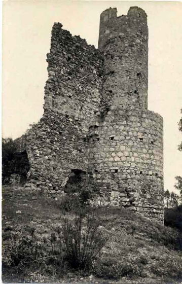 Castell de Sant Iscle. Torre circular