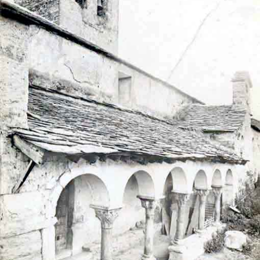 Església de Sant Jaume. Conjunt del costat sud-occidental