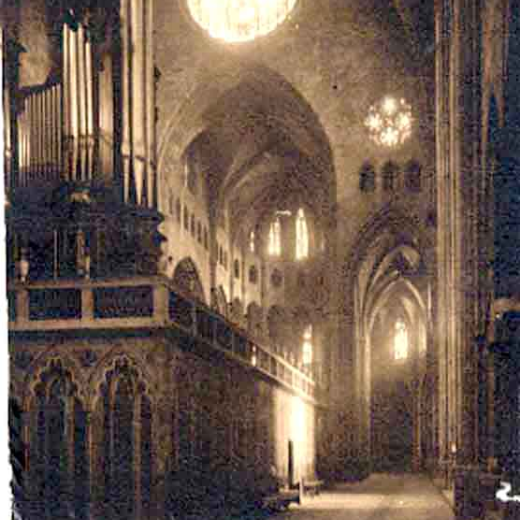 Catedral. Interior de la nau i rosassa