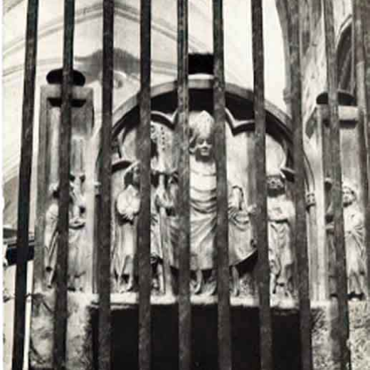 Catedral. Relleu posterior Cadira de Carlemany