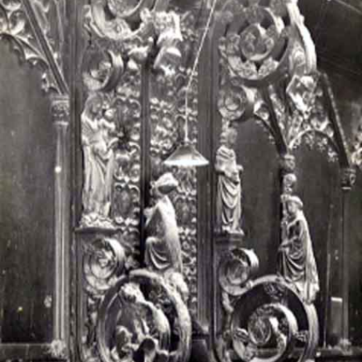 Catedral de Girona. Cadira Episcopal del Cor