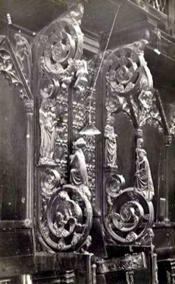 Catedral de Girona. Cadira Episcopal del Cor