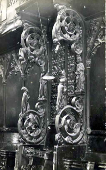 Catedral de Girona. Cadira Episcopal del Cor