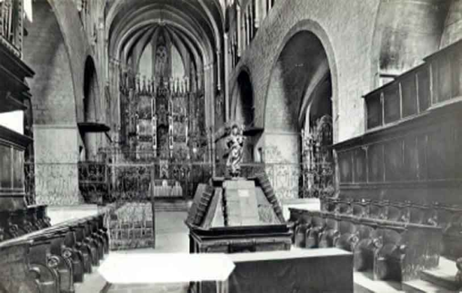 Església de Sant Feliu. Nau interior i cor