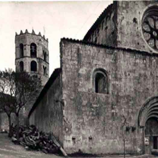 Església de Sant Pere de Galligans Façana i torre campanar
