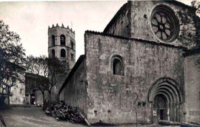 Església de Sant Pere de Galligans Façana i torre campanar