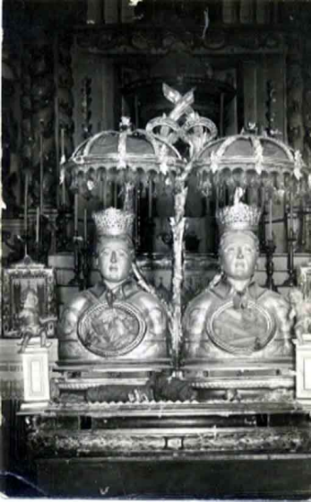 Església parroquial de Celrà. Reliquiari de Sant Sixt i Sant Tou