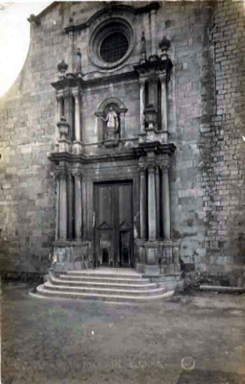 Esglèsia parroquial de Celrà. Façana