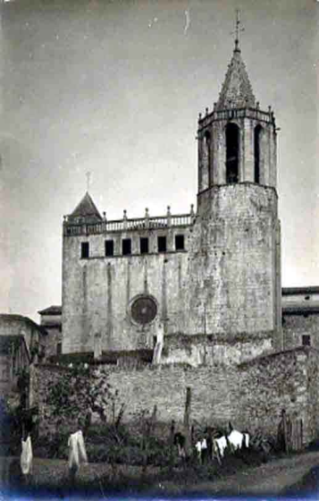 Església de Sant Martí. Façana i torre campanar
