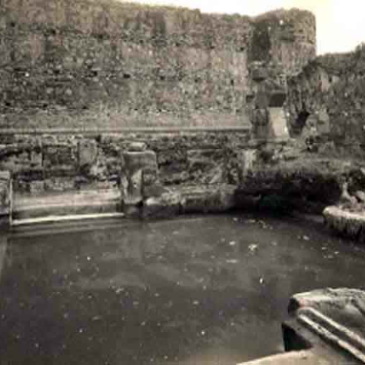 Termes Romanes i torre del Castell de Caldes