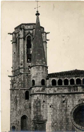 Església Sant Esteve. Façana i campanar