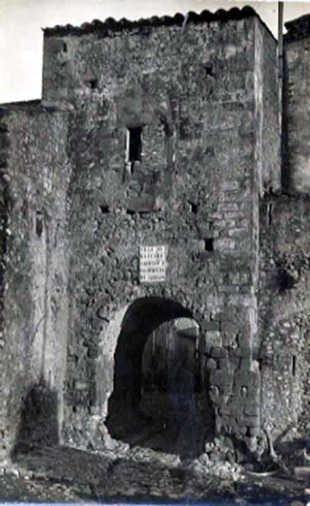 Muralles de Bàscara. Torre