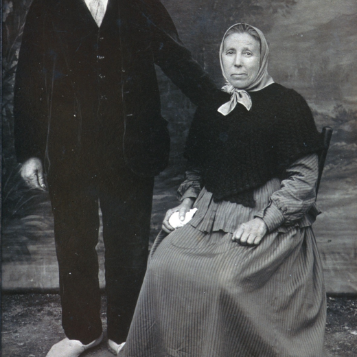Els avis de Raurell, Josep Tarres Soler i Josefa Soms Prats.