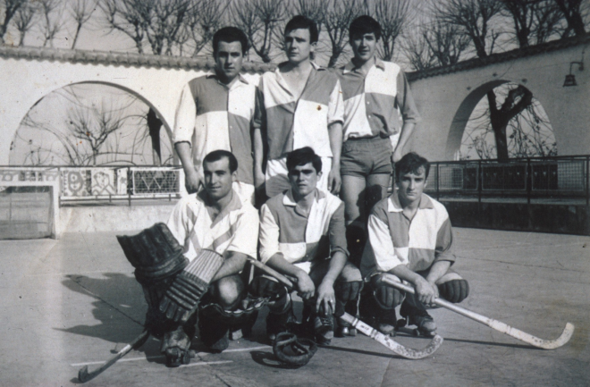 Any 1964. Joaquim Codina, Jordi Munsó, Ricard Peraferrer, Joan Selva, Josep Artigas i Narcís Selva