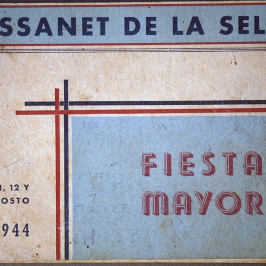Programa de la festa Major el 1944