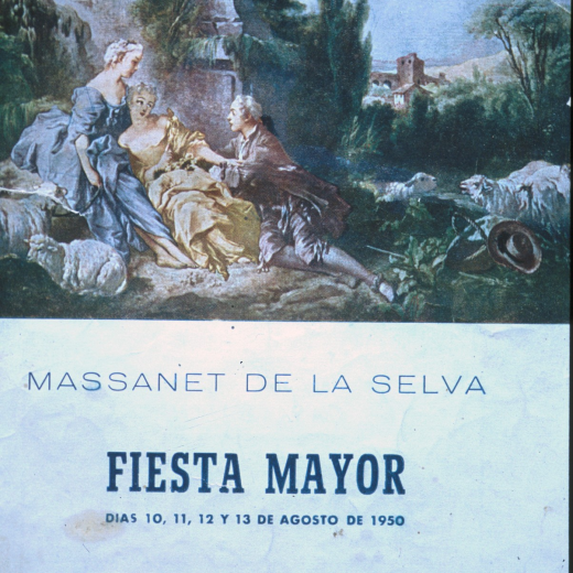 Programa de la Festa Major de l'any 1950