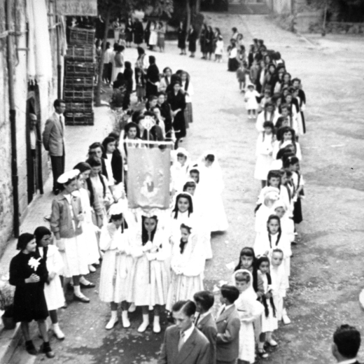 Processó de Corpus a finals dels anys 50