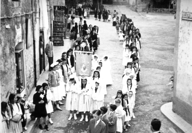 Processó de Corpus a finals dels anys 50