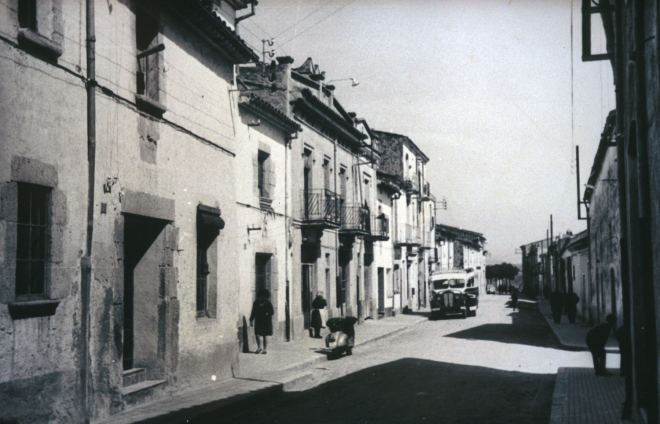 Detall del carrer dels Dolors a partir de la casa de Cal Baster.
