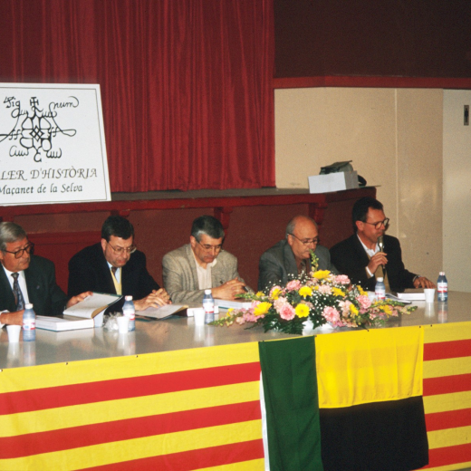 Presidència de l'acte de presentació del llibre 