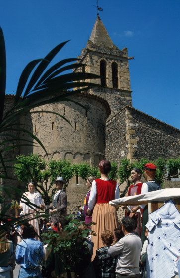 Trobada de gegants que tingué lloc a Maçanet per les festes del Roser de l'any 1995