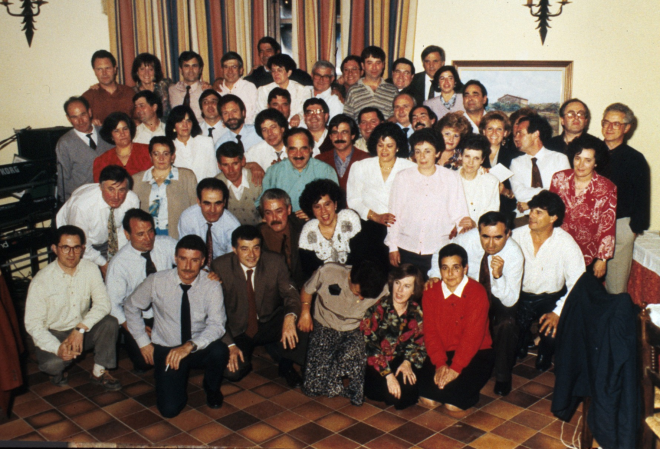 Trobada del 25 aniversari de la fundació del Club Can Batista, agrupació juvenil que l'any 1965 fundà un club que com a Secció juvenil de la Societat recreativa unió maçanetenca organitzà en un local de Can Batista activitats culturals i recreatives pròpies de la gent jove.