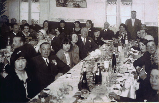 Dinar del casament de Modest Coll i Isabel Brugué