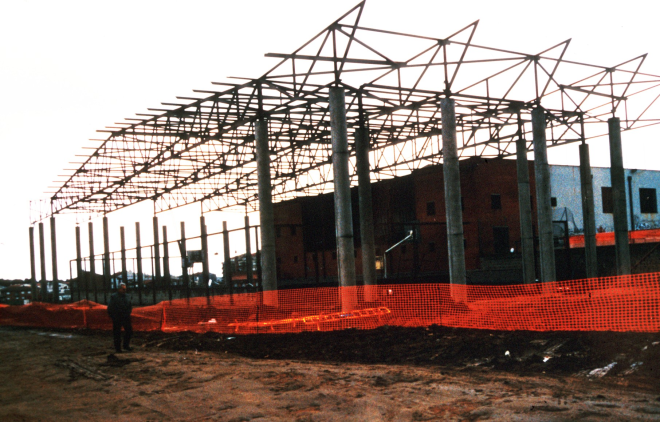 Reconstrucció del nou pavelló poliesportiu