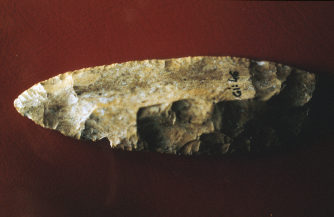 Punta solutriana del Paleolític