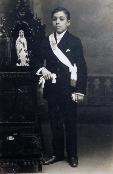 En Ramón Riera que havia viscut junt amb el seu germà Jaume al carrer dels Dolors entre Can Massegú i Can Paco Tramantinaire.
