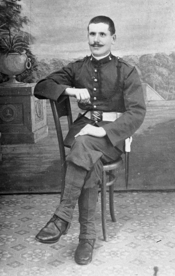 En Feliu Reyner Ciurana soldat d'artilleria a Vilacarlos - Maho des del 1915 fins el 1918