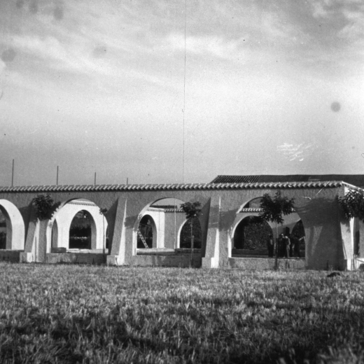 La Pista Jardí, el juliol, poc abans d'inaugurar-se el 10 d'agost de 1949.
