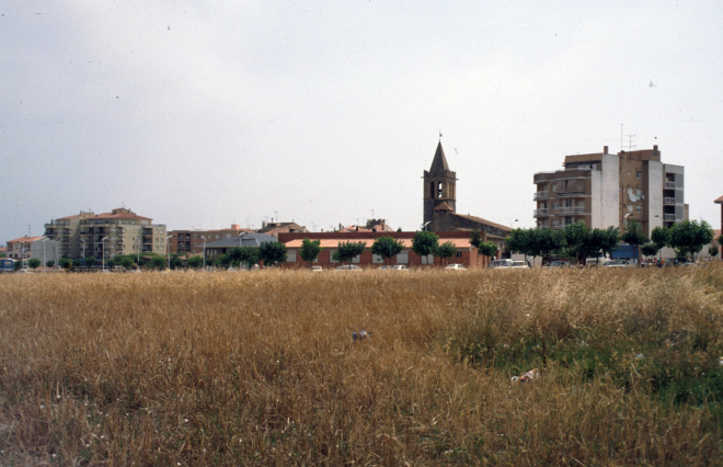 Vista parcial de la vila de Maçanet.