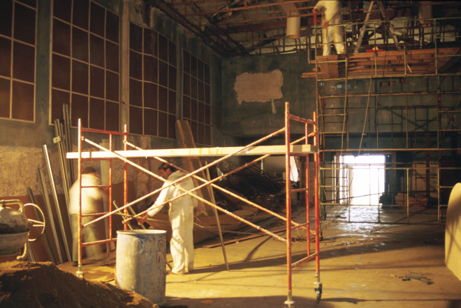 restauració del local de la societat.