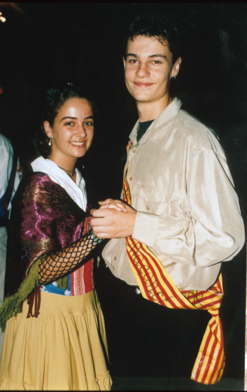 Festa Major de Tordera. L'hereu de Maçanet - Albert Selva - i la pubilla de Tordera Eva Bravo