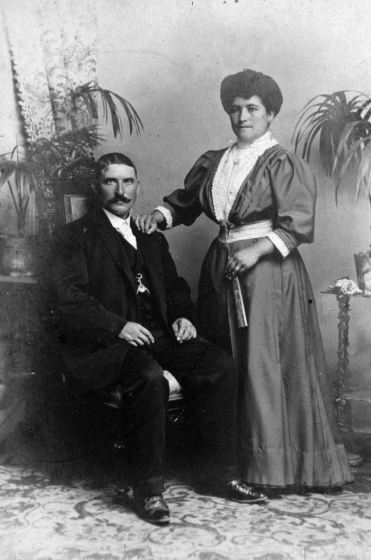 Joan Esqueu i la seva dona Teresa Rossell Bosch