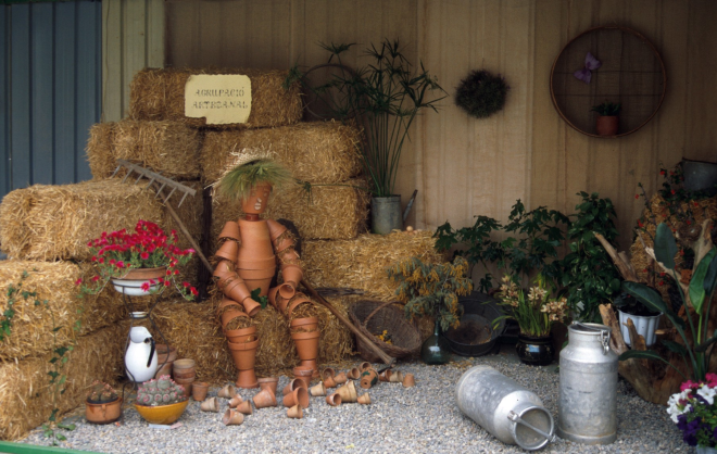 Fira-exposició de plantes i flors que tingué lloc a la Pista Jardí pel mes de maig de 1996