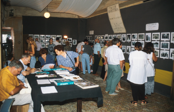 Exposicó de fotografies per la Festa Major de l'any 1996 que organitza el Taller d'història de Ca l'Ubà vell