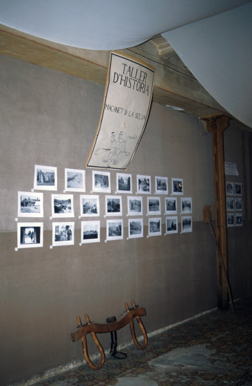 Exposició de fotos del Taller d'Història per la Festa Major. Tema la pagesia