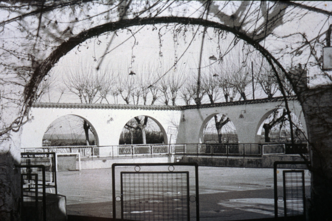 Vista parcial de la Pista Jardí de Maçanet de la Selva.