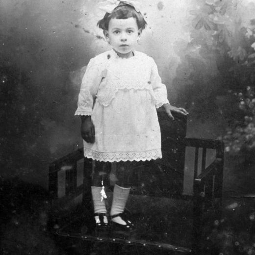 Una noia de Can Baiell de la famíla Falgueras.
