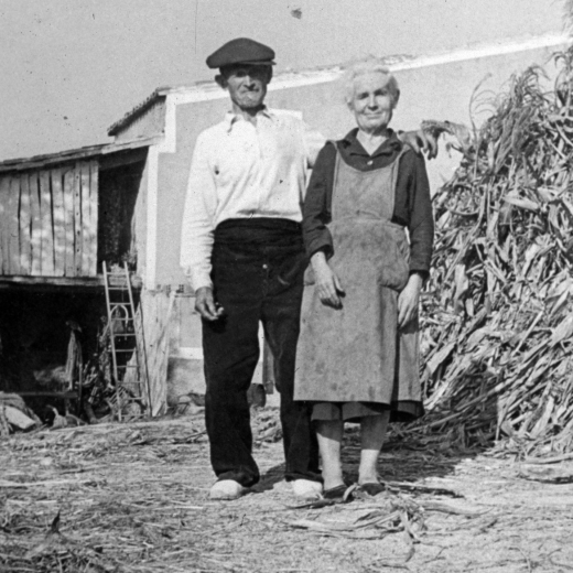Els avis de Can Casona, Narcis Francesch i Dolors Clos.