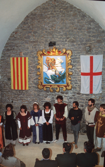 El grup CRISOL en el concert de música medieval a Sant Jordi