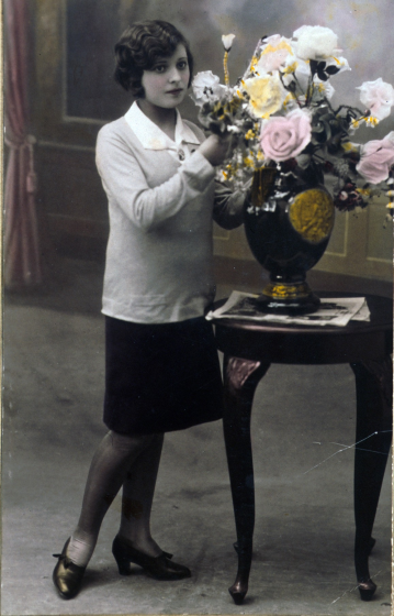 Assumpció Orench Clos quan era joveneta.