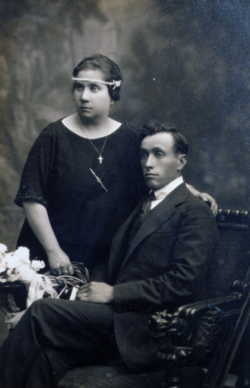 En Josep Surós i la seva muller Coloma Avella que fou mestra de Martorell des de l'any 1923 fins el 1955