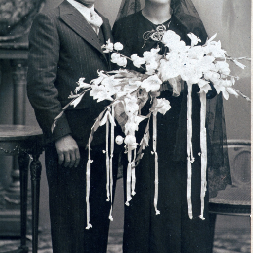 Miquel Bagot Pibernat i Angela Barrera i Pons, matrimoni de Can Bagot.