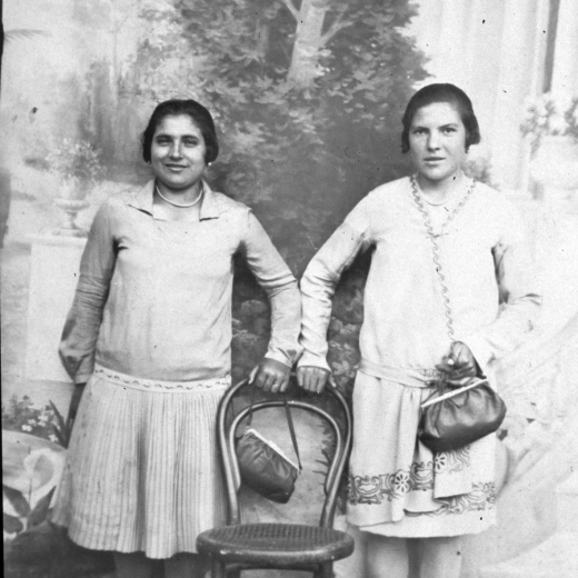 Francisca Rubirola i Bassols amb la seva cunyada