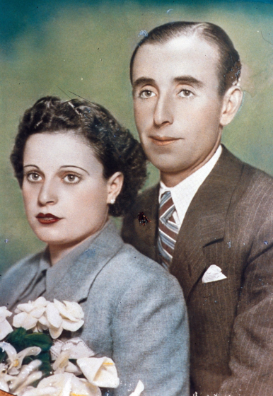 El matrimoni Josep Deulofeu Bancells i Pilar Viñolas Rovira.